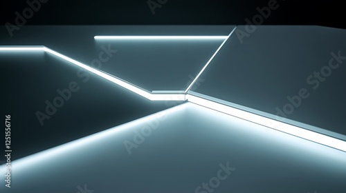 Futuristic Abstract Light Design photo