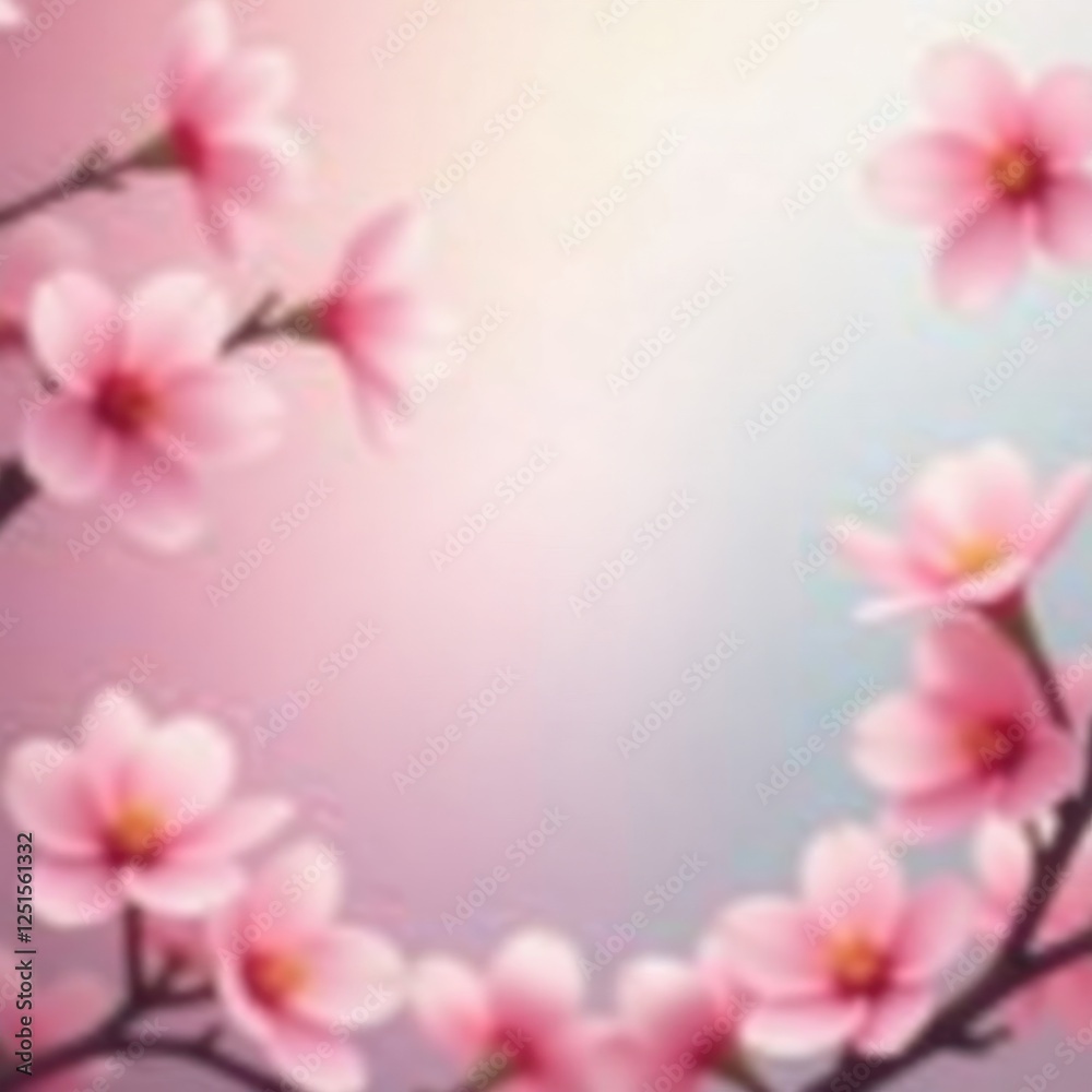 Abstract pastel pink floral border, blurred blossoms, soft light, springtime feel , pink floral, pretty Abstract pastel pink floral border, blurred blossoms, soft light, springtime feel , pink floral, pretty