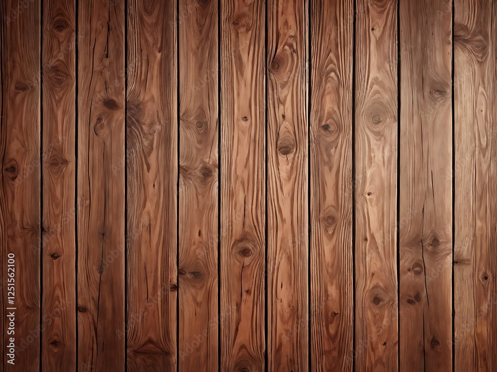 Naklejka premium Brown Wooden Planks Texture
