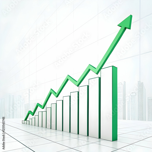 A Business Graph that shows the Growth of business