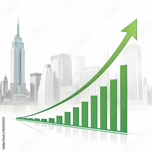A Business Graph that shows the Growth of business