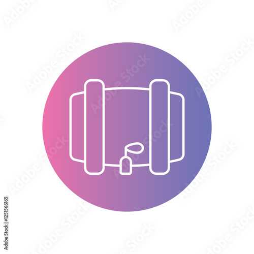 Root Cellar icon vector stock illustration