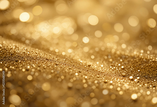 Golden glitter background