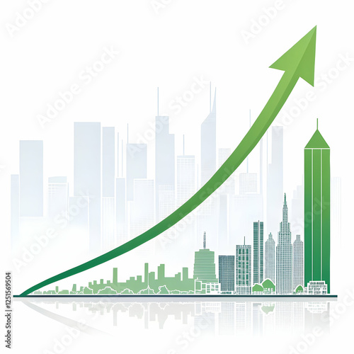 A Business Graph that shows the Growth of business