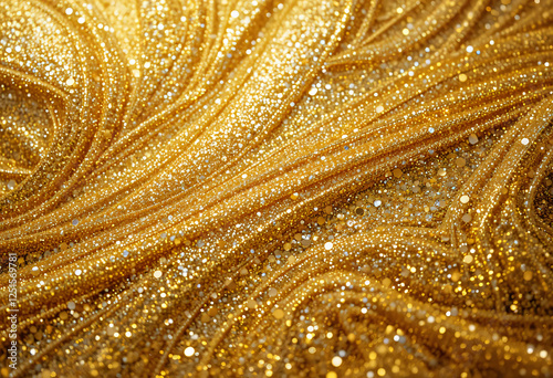 Golden glitter background