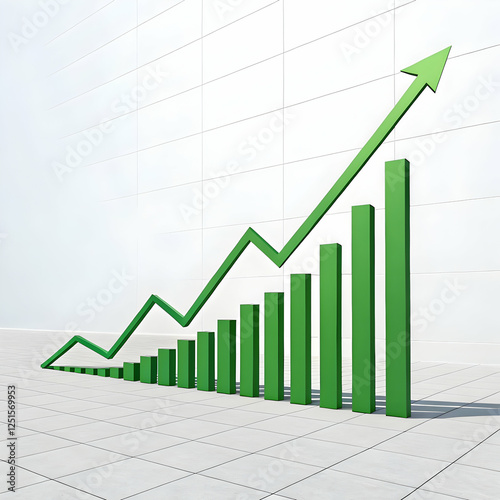 A Business Graph that shows the Growth of business