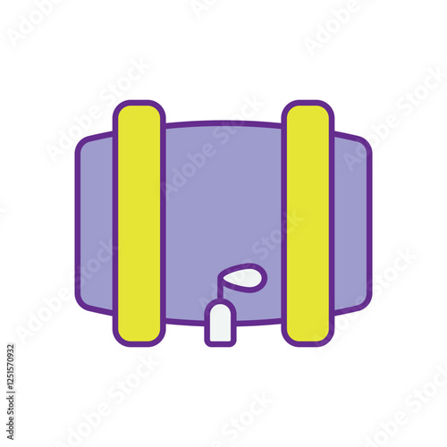 Root Cellar icon vector stock illustration