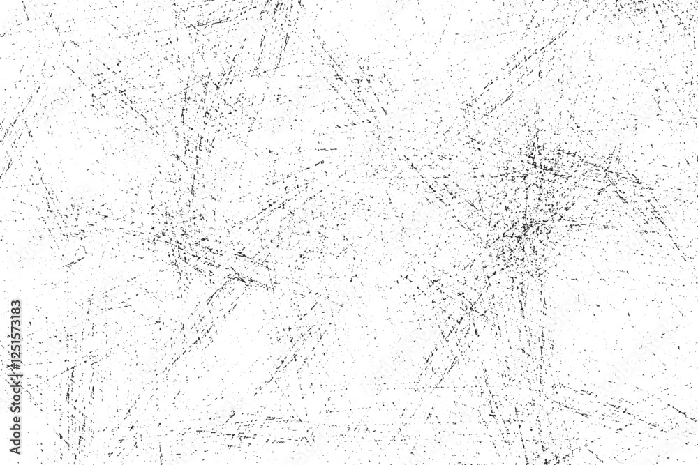 Obraz premium Grunge grain scratched texture vector black and white distressed. Overlay Distress grain monochrome design. Stylish modern background for different print products. Vector illustration