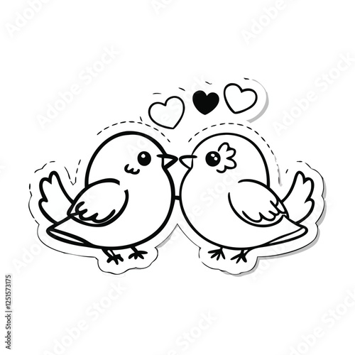 valentine day vector, clip art, cut out, doodle,