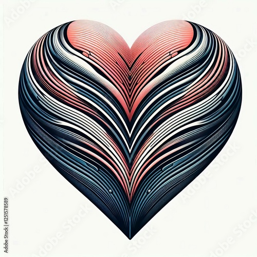 An abstract with horizontal stripes