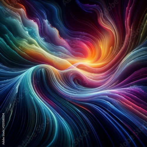 Chromatic Waves the northern lights