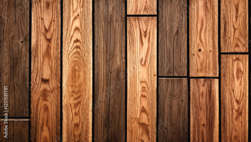 Wood planks vector background. Wooden wall. Wooden background texture surface. Wooden boards background. 