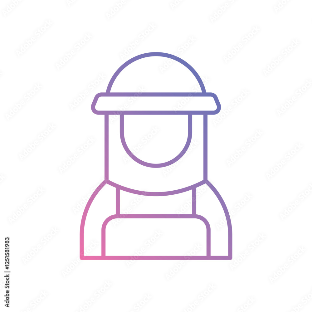 Beekeeping icon vector stock illustration Beekeeping icon vector stock illustration