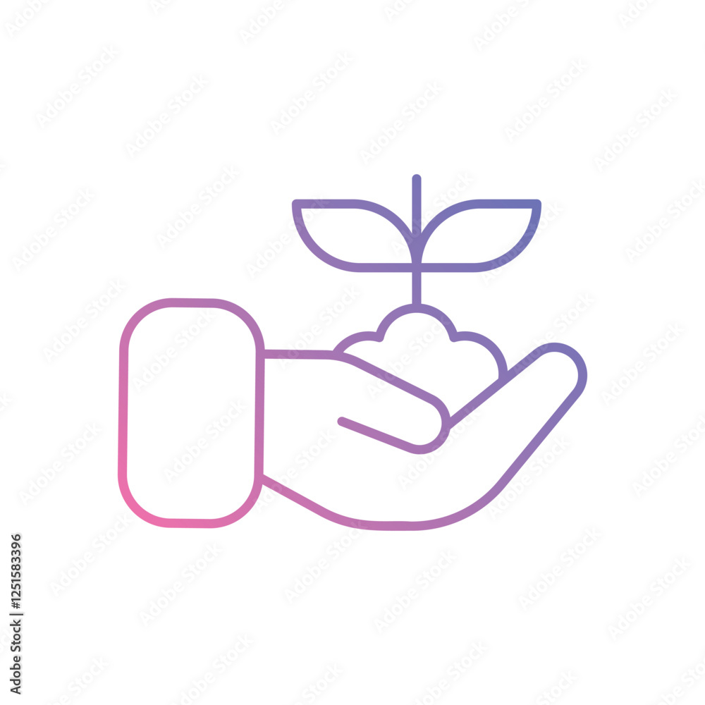 Seed Saving icon vector stock illustration Seed Saving icon vector stock illustration