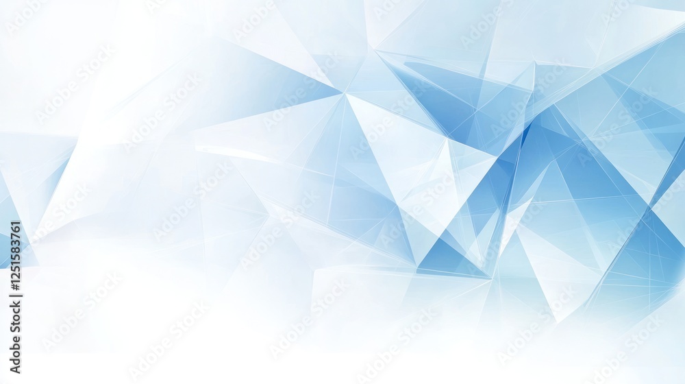 Abstract blue polygonal background, website header Abstract blue polygonal background, website header