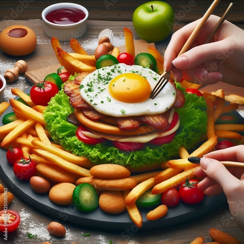 Food Creating a medium