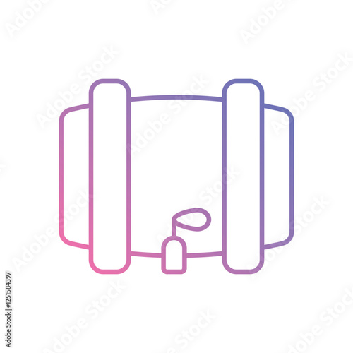 Root Cellar icon vector stock illustration