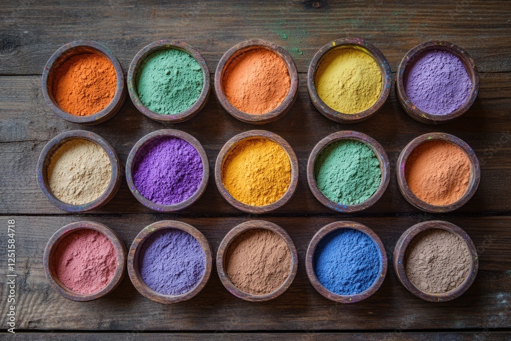 Vibrant Hues: A Collection of Colorful Pigments Vibrant Hues: A Collection of Colorful Pigments