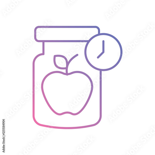 Food Preservation icon vector stock illustration