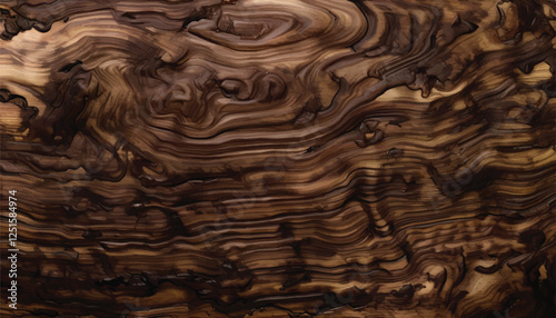Old wood brown background. Wooden texture. Texture of walnut board. 