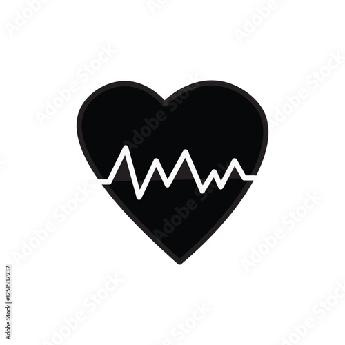 heart icon vector illustration design template