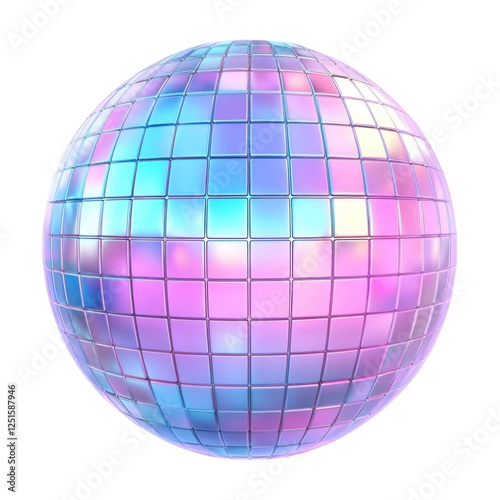 disco ball isolated on white