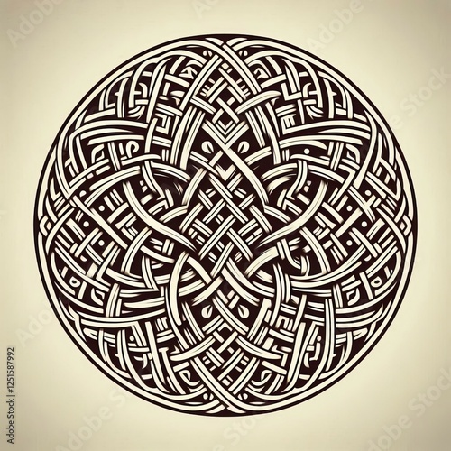 Ireland Celtic and interwoven design