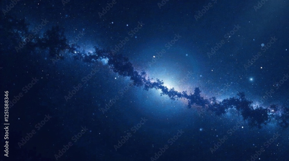 A Celestial River of Stardust and Light Across the Vast Dark Expanse of the Cosmos A Celestial River of Stardust and Light Across the Vast Dark Expanse of the Cosmos