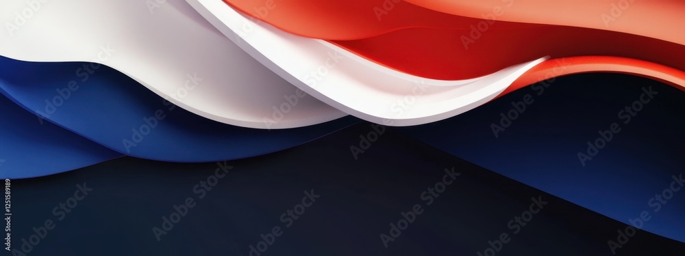 Naklejka premium Colorful Abstract Waves: A Dynamic Display of Flowing Textures and Vibrant Hues Representing Freedom