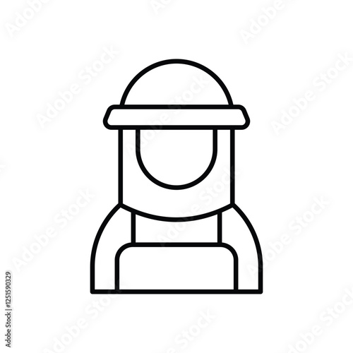 Beekeeping icon vector stock illustration