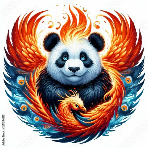 Pandaphoenix A of a phoenix