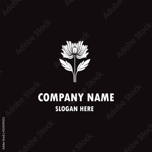 Creative flower inspiration design template