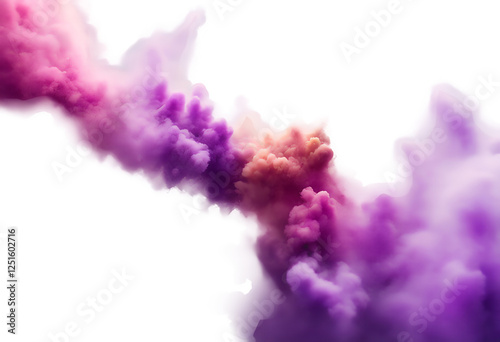 Obraz na płótnie cosmic blue powder background freeze purple colours black motion exploding creative explode dust burst blooming design cloud ash cosmos coloured abstract explosion festival colourful white colored w salonie