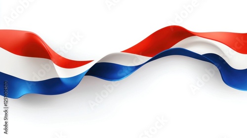 Free Download Flowing Elegance: A Dazzling Display of the Netherlands Flag in a Stylish Wave Formation - GFXLoad