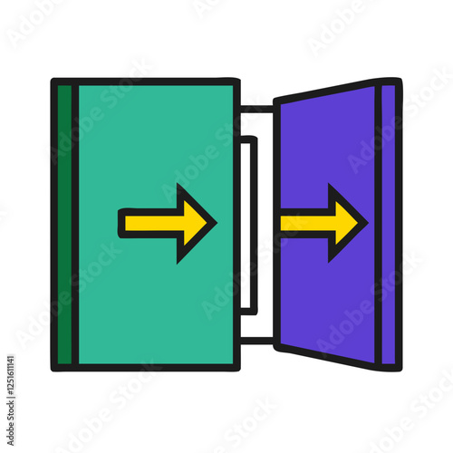 Open books revealing hidden worlds in vibrant colors
