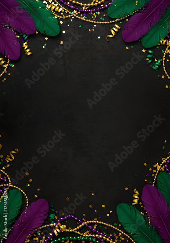 Carnival Mardi Gras Background Wallpaper Creative v4