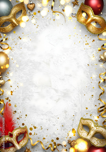 Carnival Mardi Gras Background Wallpaper Creative v1