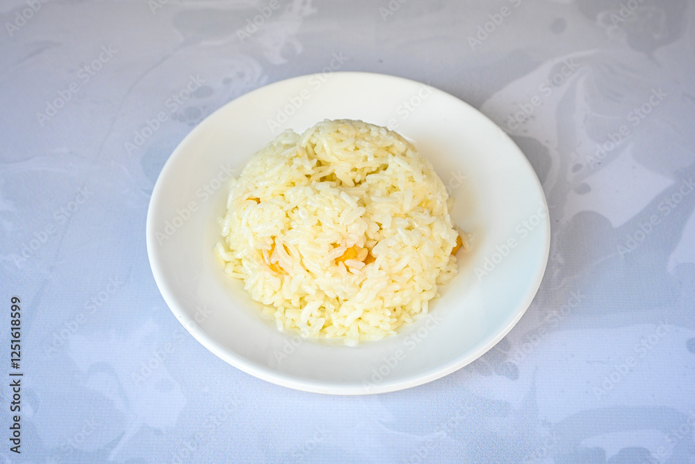 Traditional delicious Turkish food; Turkish style rice pilaf (Turkish name; Arpa sehriyeli. tavuk, kuru fasulyeli, pirinc pilavi). Cigerli, kavurmali, tereyagli nohut pilav.
Traditional delicious Turkish food; Turkish style rice pilaf (Turkish name; Arpa sehriyeli. tavuk, kuru fasulyeli, pirinc pilavi). Cigerli, kavurmali, tereyagli nohut pilav.