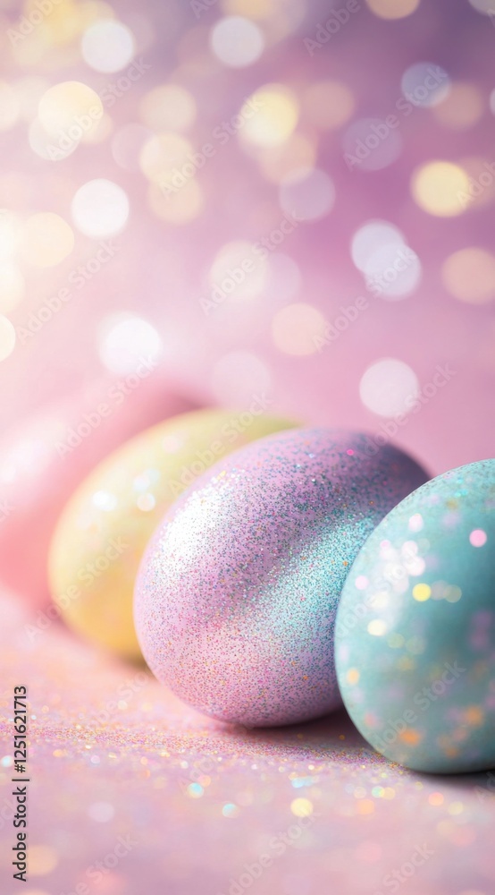 Easter composition with decorated eggs and spring blossoms. Delicate floral arrangement creates a charming rustic design for social media content. Easter composition with decorated eggs and spring blossoms. Delicate floral arrangement creates a charming rustic design for social media content.