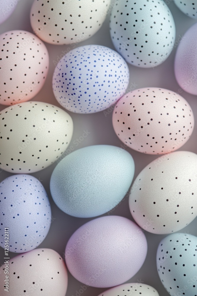 Colorful speckled eggs create an enchanting display perfect for spring celebrations or festive gatherings. Generative AI Colorful speckled eggs create an enchanting display perfect for spring celebrations or festive gatherings. Generative AI