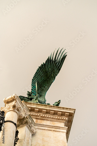 statue of a peacock