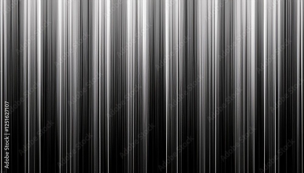 Obraz premium abstract black and white vertical glitch line distortion