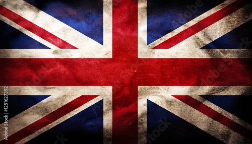 grunge union jack british flag