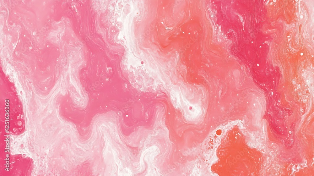 Abstract Pink and White Swirling Marble Texture Abstract Pink and White Swirling Marble Texture