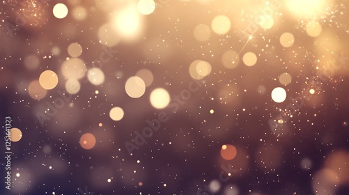 Golden Glittering Abstract Background