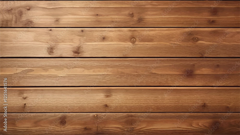 Fototapeta premium Wood planks vector background. Wooden background texture surface. Wooden boards background. 