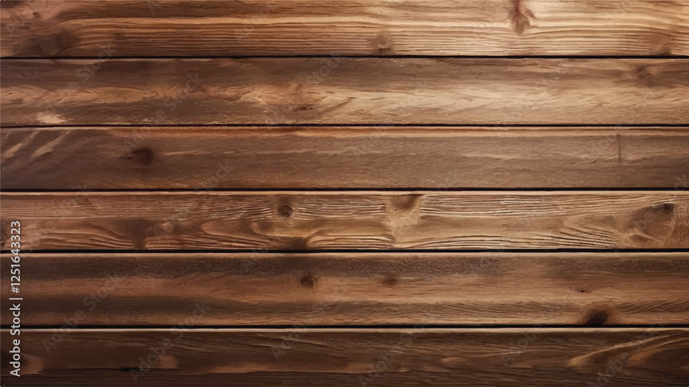 Obraz premium Wood planks vector background. Wooden background texture surface. Wooden boards background. 