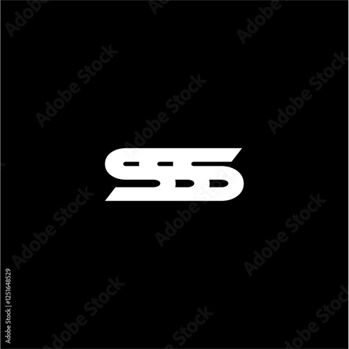 SSS Letter Initial Logo Design Template Vector Illustration