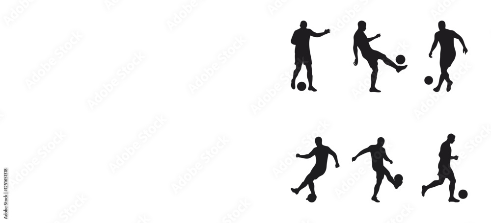 Soccer silhouette bundle set 2025 Soccer silhouette bundle set 2025