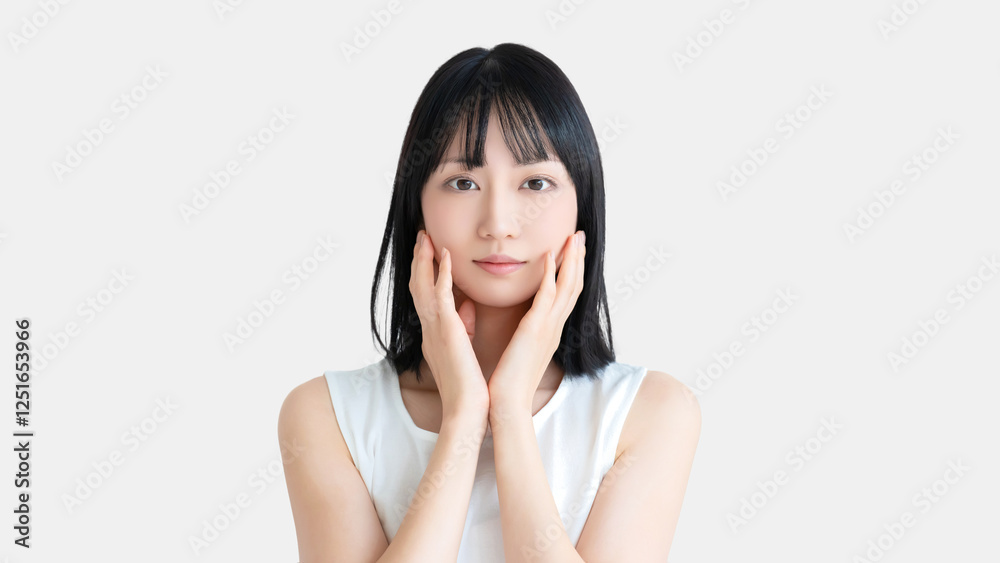 若い女性の美容イメージ 若い女性の美容イメージ